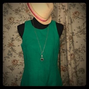 Green Linen Dress